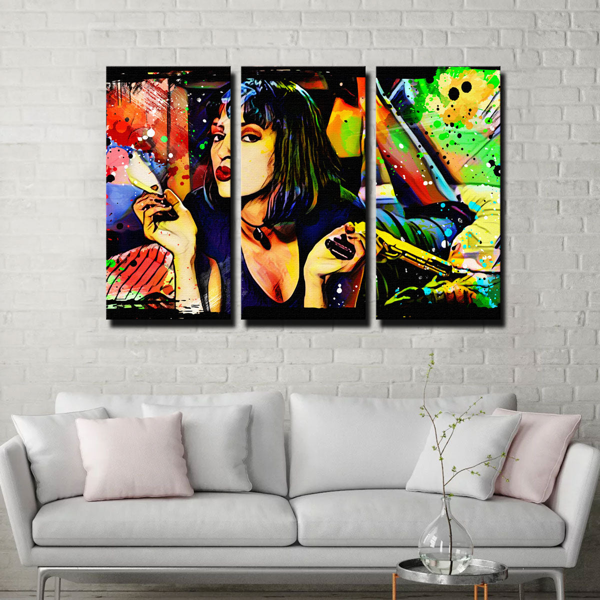 Eye - catching Abstract Pulp Fiction Wall Art for Stunning Decor
