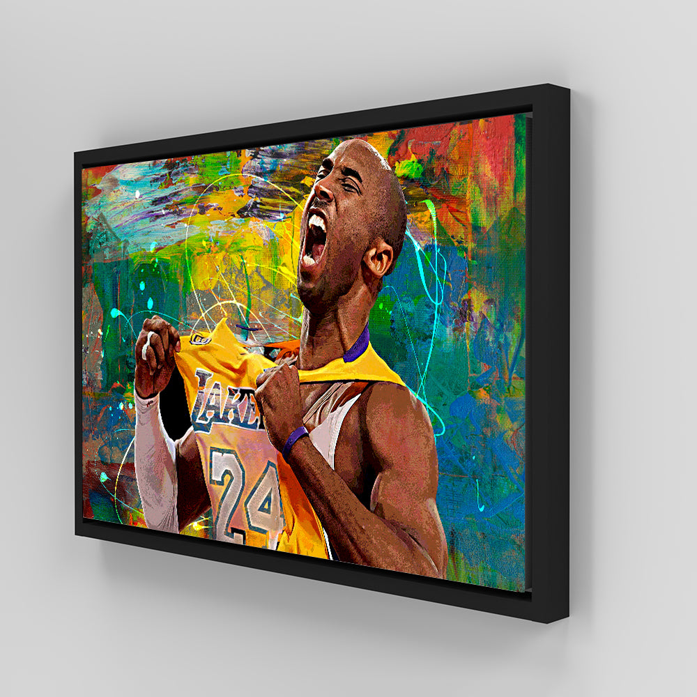 Stunning The Black Mamba Yellow Blend Wall Art for Home Decor