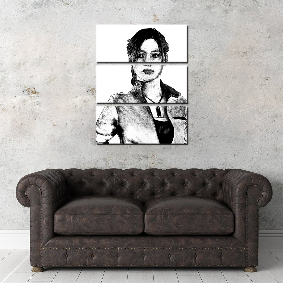 Claire Wall Art by JPS Darko - Premium Handmade Canvas Prints