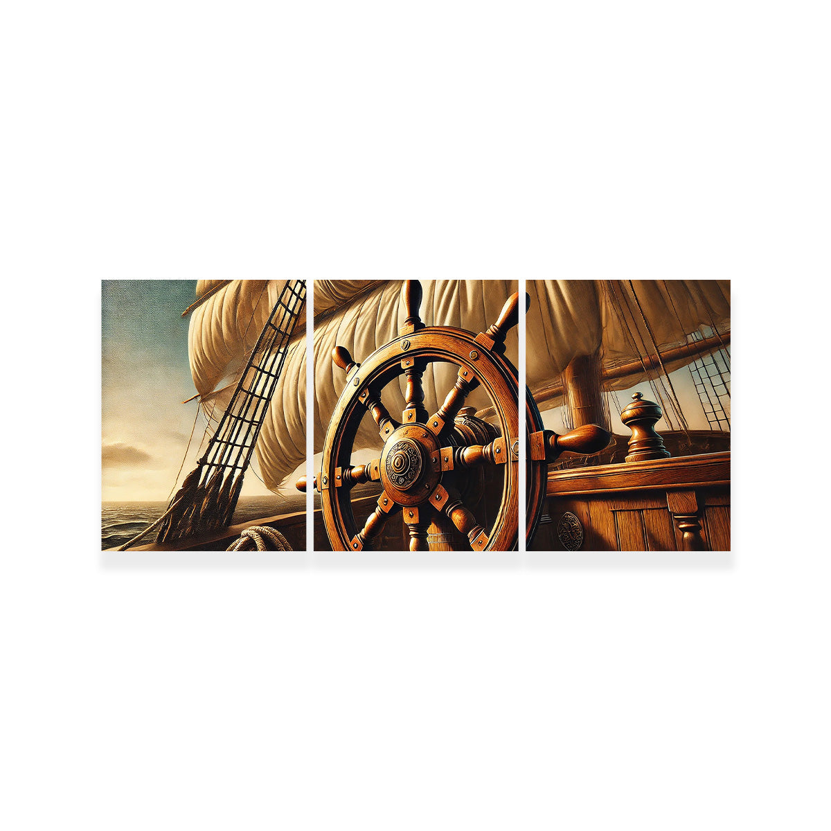 The Helm - Premium Kiln - Dried Pine Wood Framed Canvas Prints