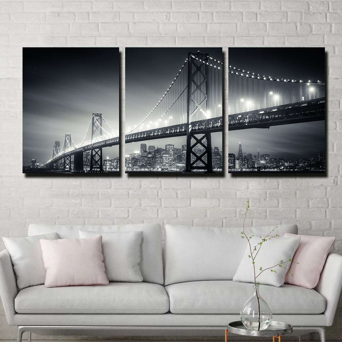 Stunning San Francisco Bay Canvas Wall Art for Home Decor