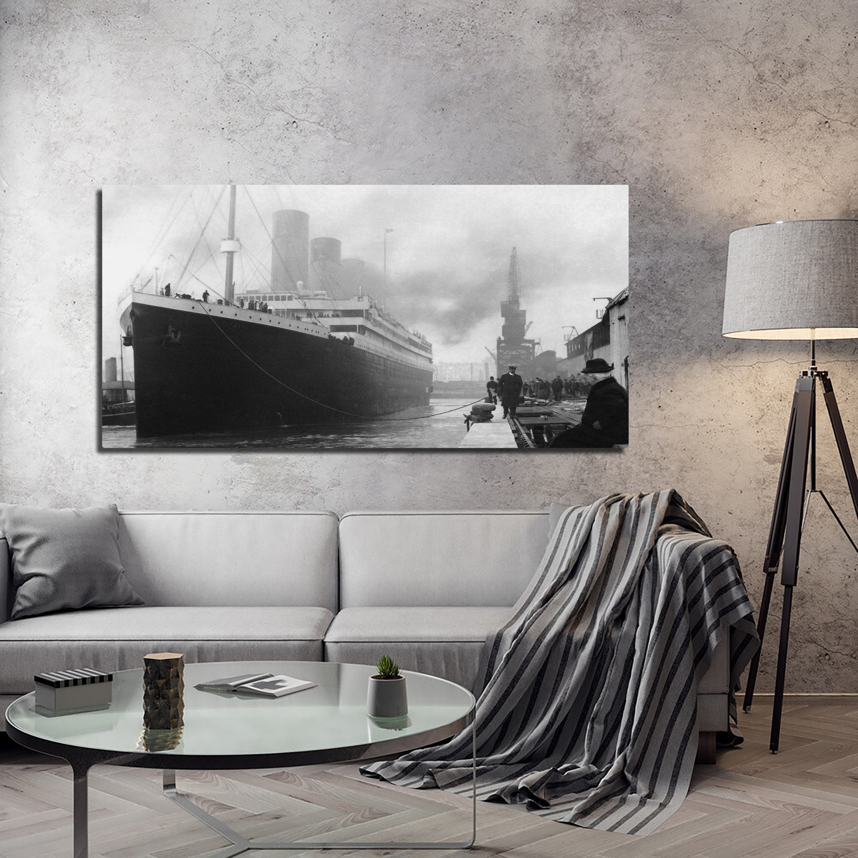 Exquisite RMS Titanic Panoramic Wall Art for Stunning Home Decor