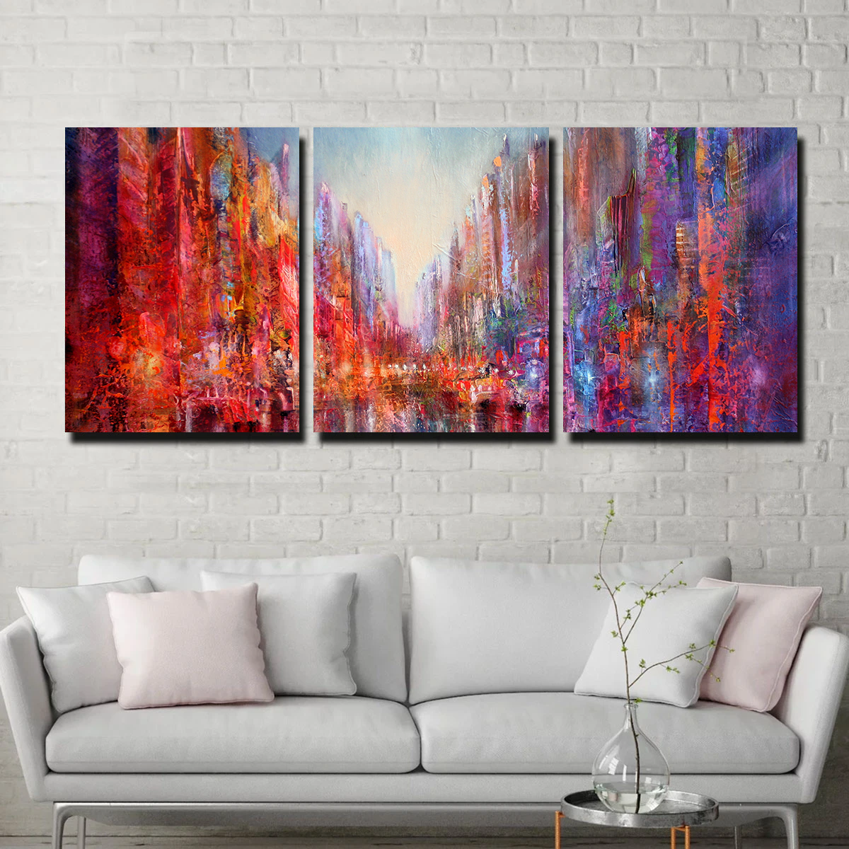 Exquisite Stadt am Fluss Wall Art by Annette Schmucker