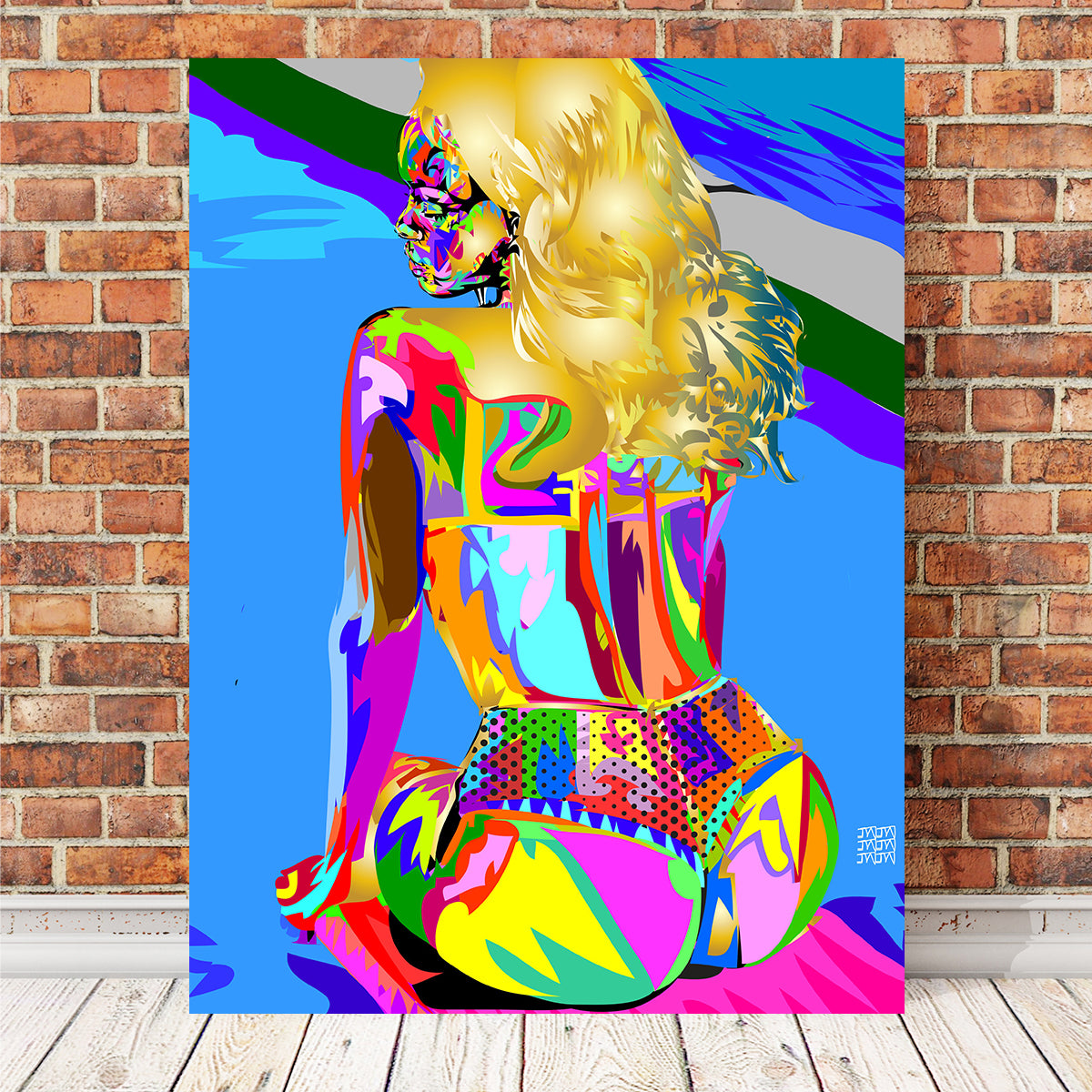 Rihanna-inspired Techno Drome Wall Art for Stunning Interior Decor
