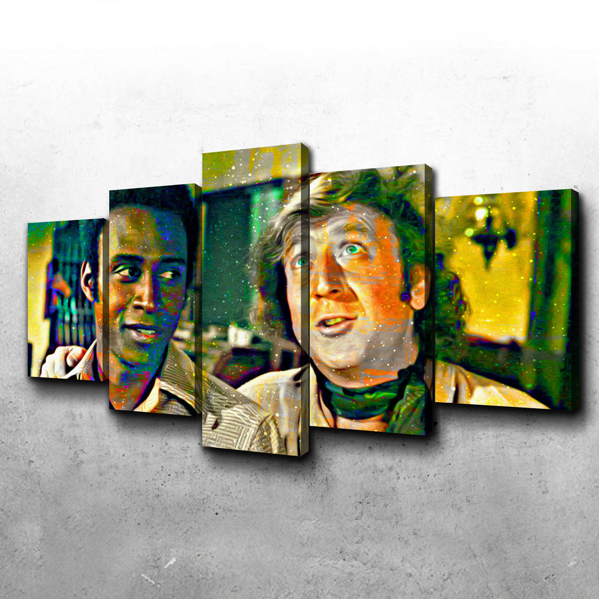 Stunning Blazing Saddles Bart & Jim Wall Art for Your Home Decor