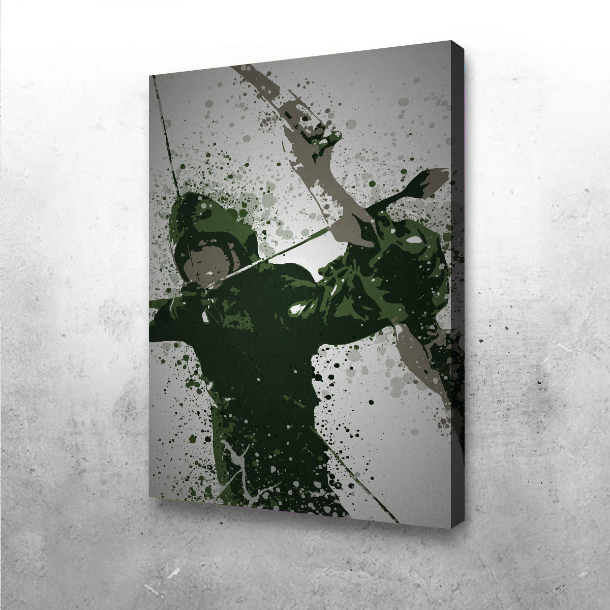 Stunning Emerald Archer Wall Art - Ideal for Home Decor