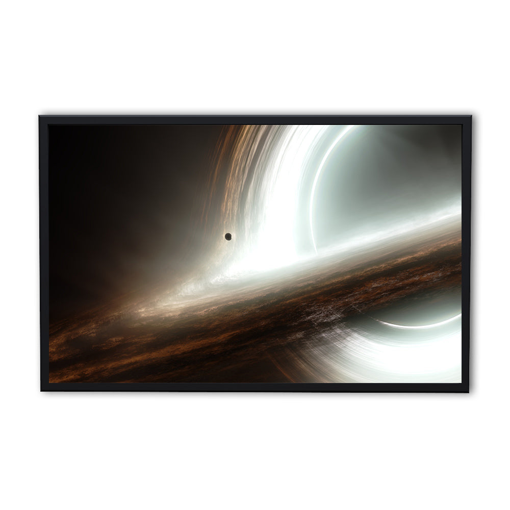 Stunning Interstellar Gargantua Panoramic Wall Art for Cosmic Decor