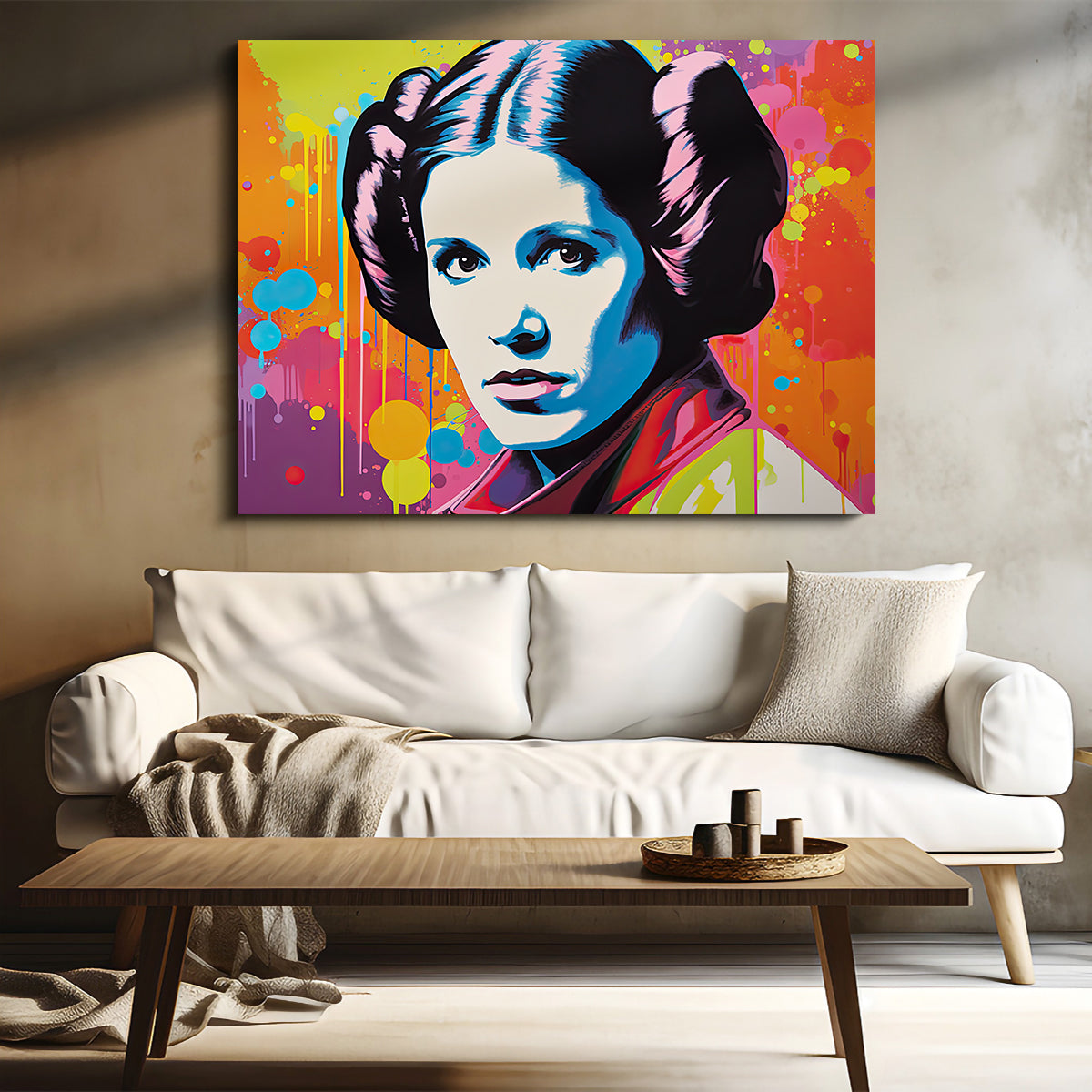 Stunning Princess Leia Wall Art by Ralph & Laura Design