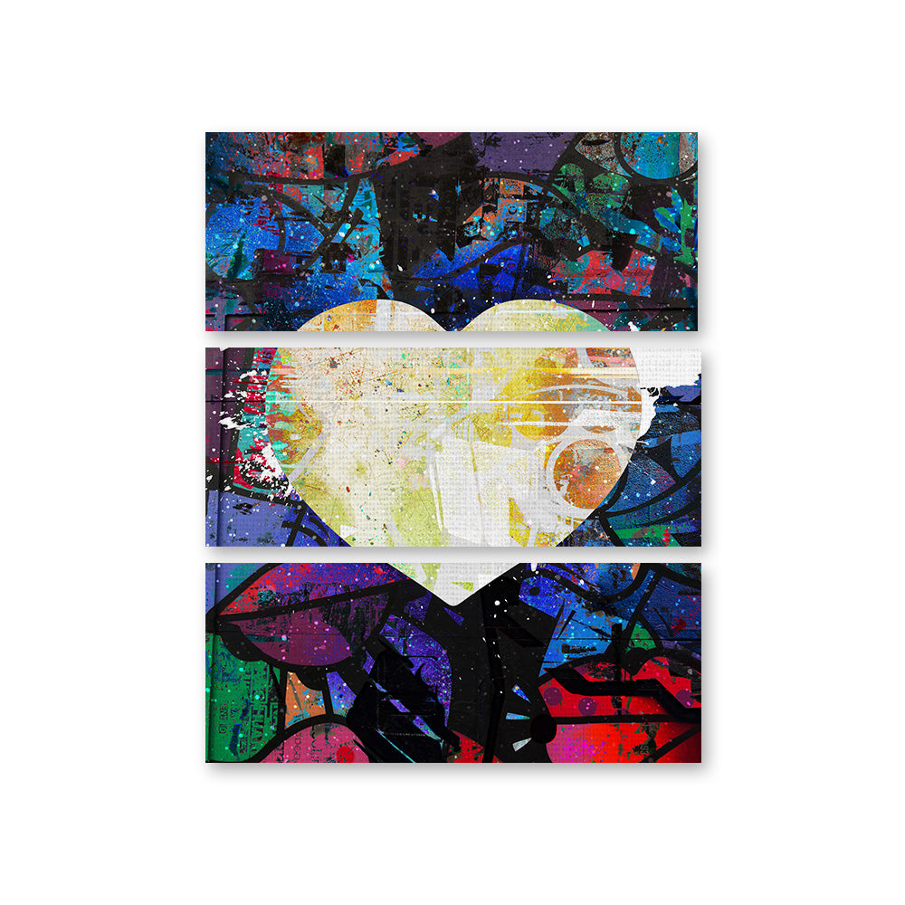Unique Graffiti Heart Wall Art by Studiodtalk