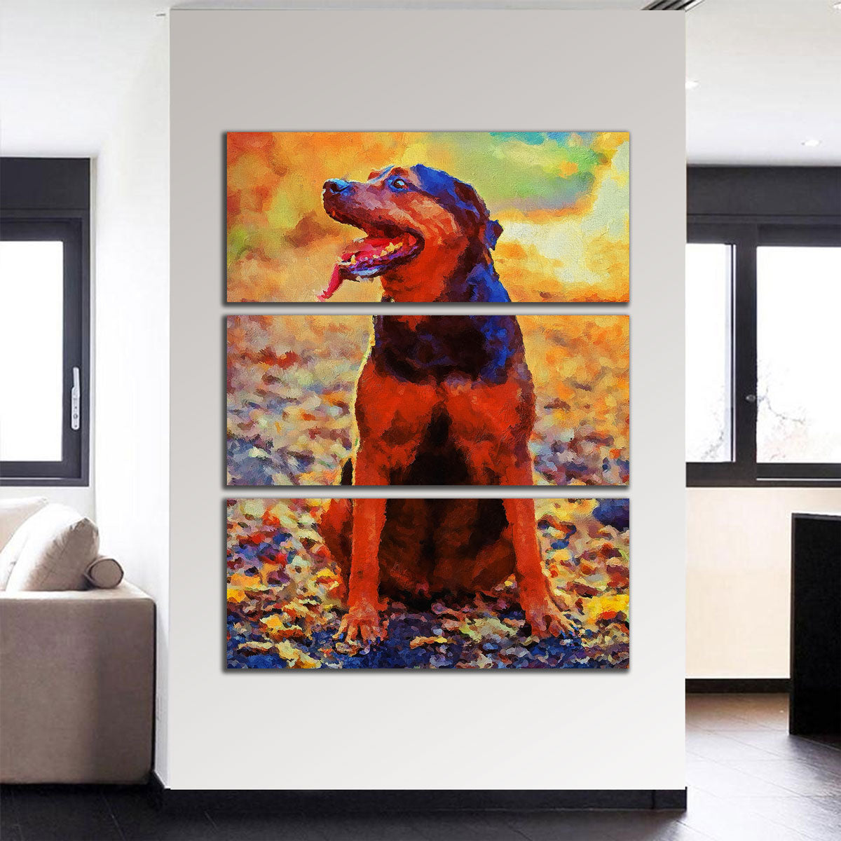 Stunning Dog 1 Painting Wall Art by Gab Fernando