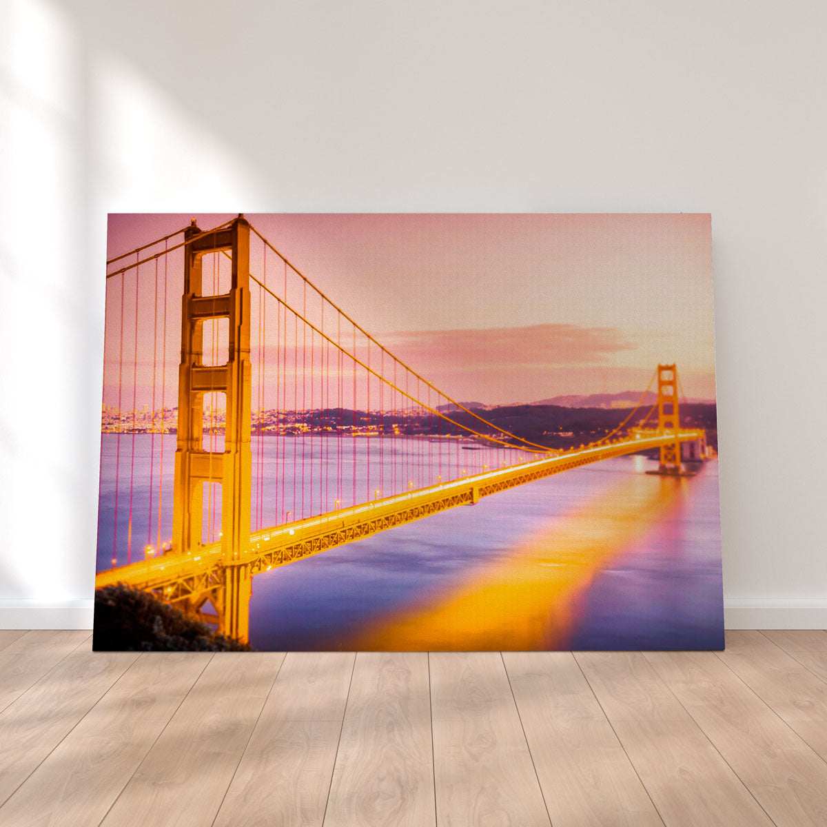 Exquisite Golden Gate Golden Wall Art for Stunning Home Decor