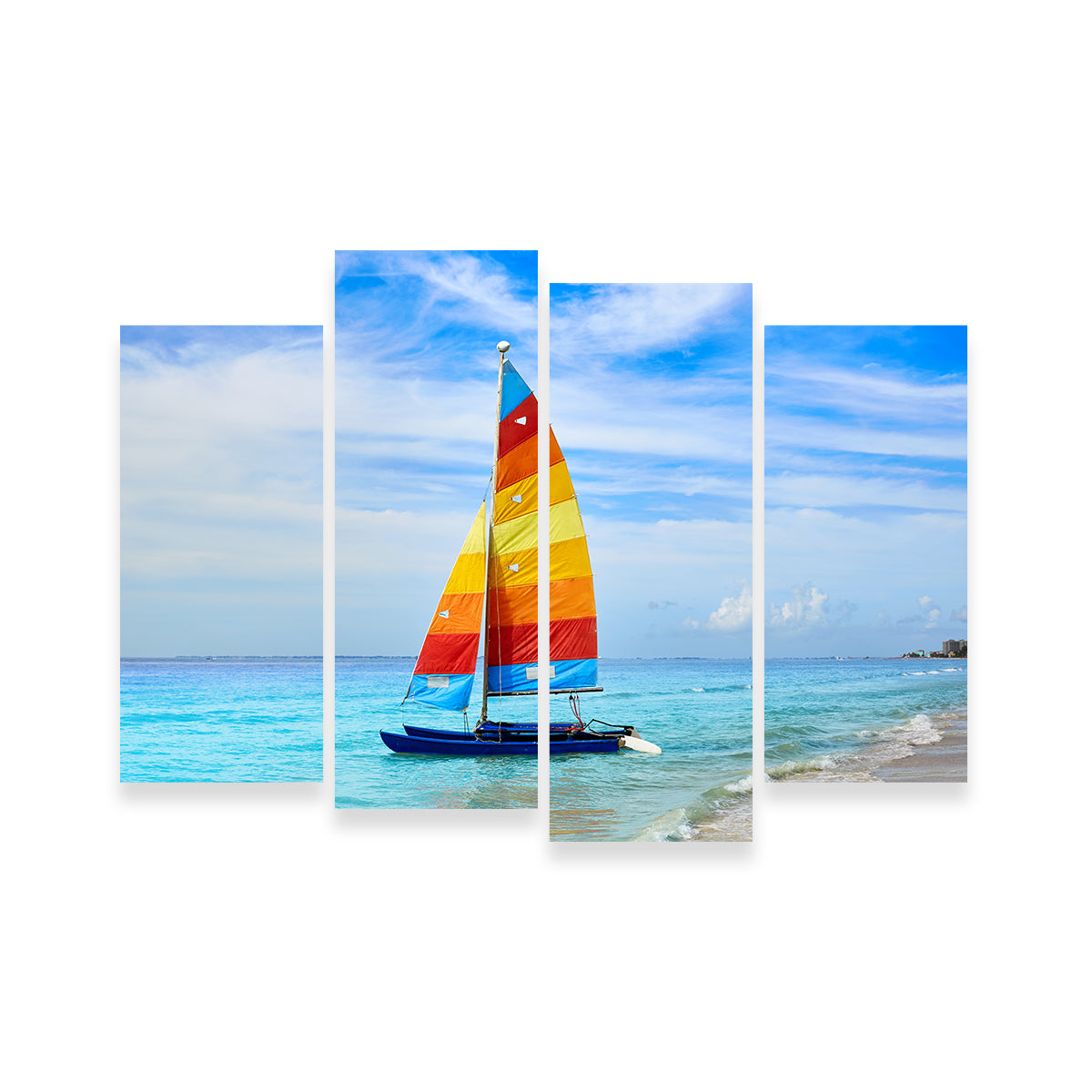 Stunning Fort Myers Beach Sailboat Wall Art for Your Home Decor