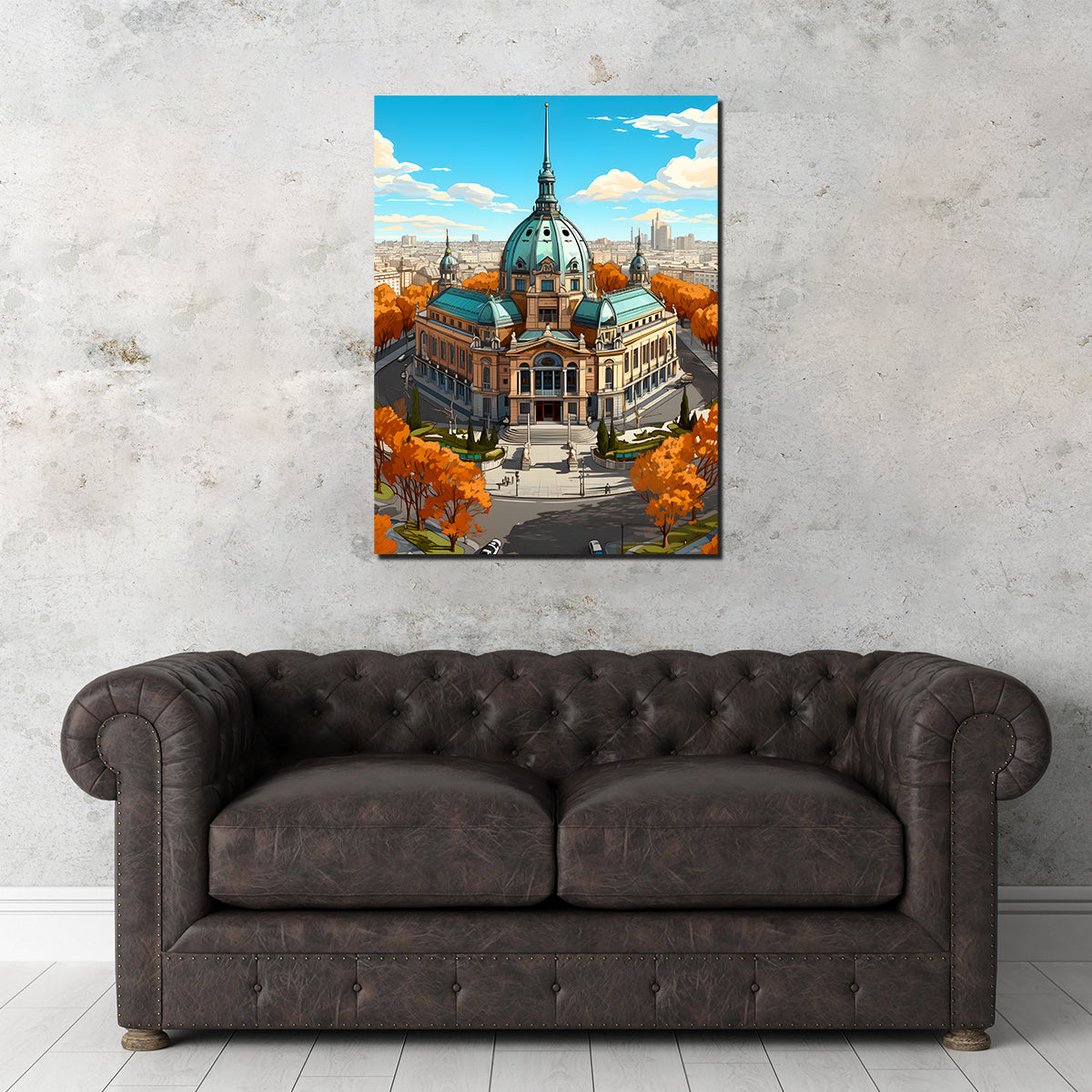 Exquisite Paris - Petit Palais Wall Art by Valth Graphics