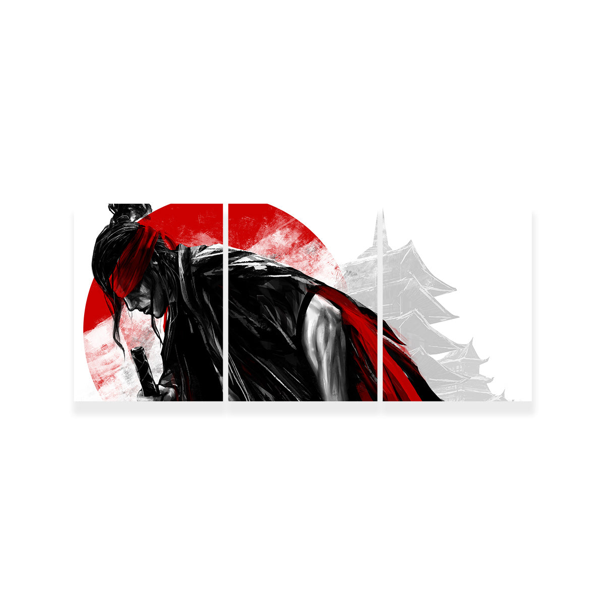 Authentic Japanese Samurai Warrior Wall Art - High - Quality Decor for Your Space