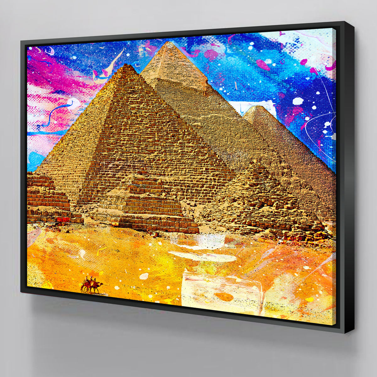 Stunning Egypt Pyramids Abstract Wall Art for Your Home Decor