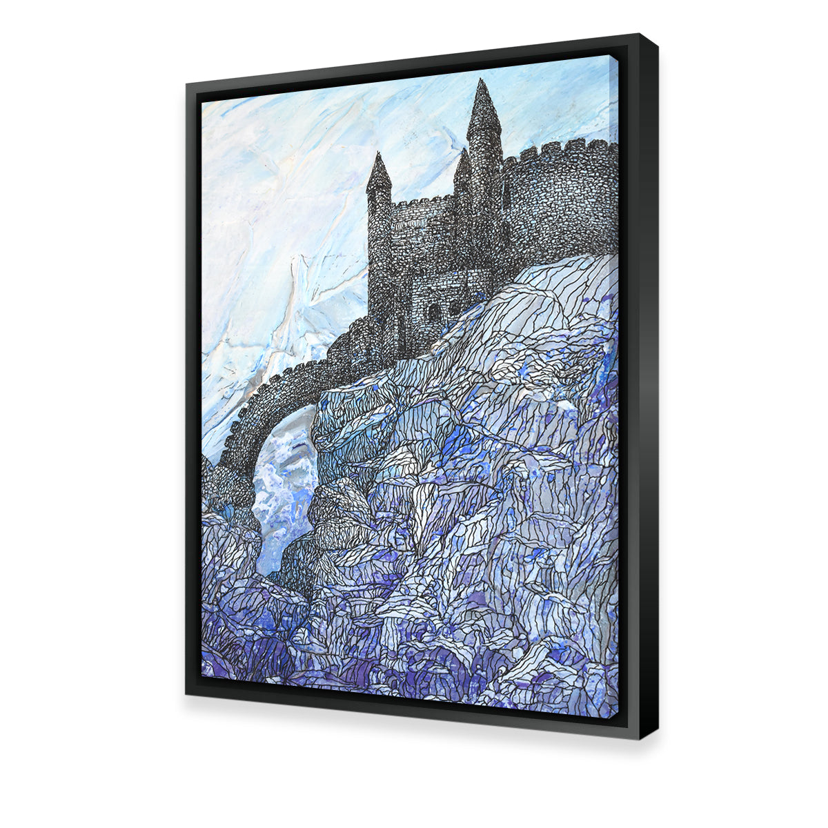 Save The Princess Vertical Wall Art - Exquisite Canvas Print