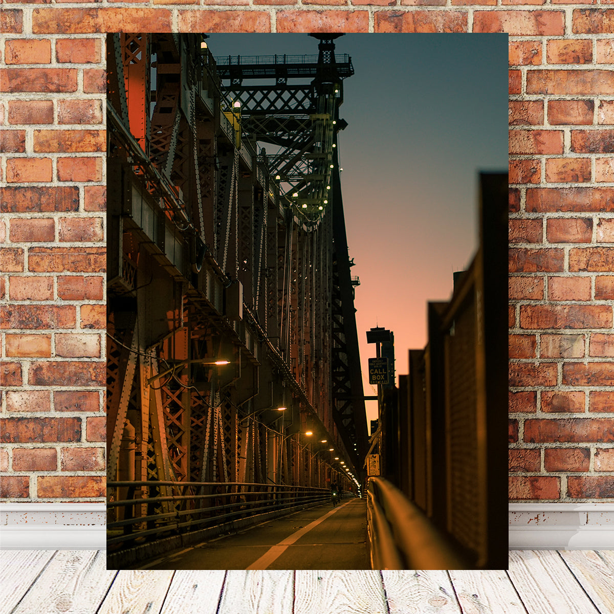 Stunning Queensboro Bridge Sunset Wall Art by Charity Dos Santos