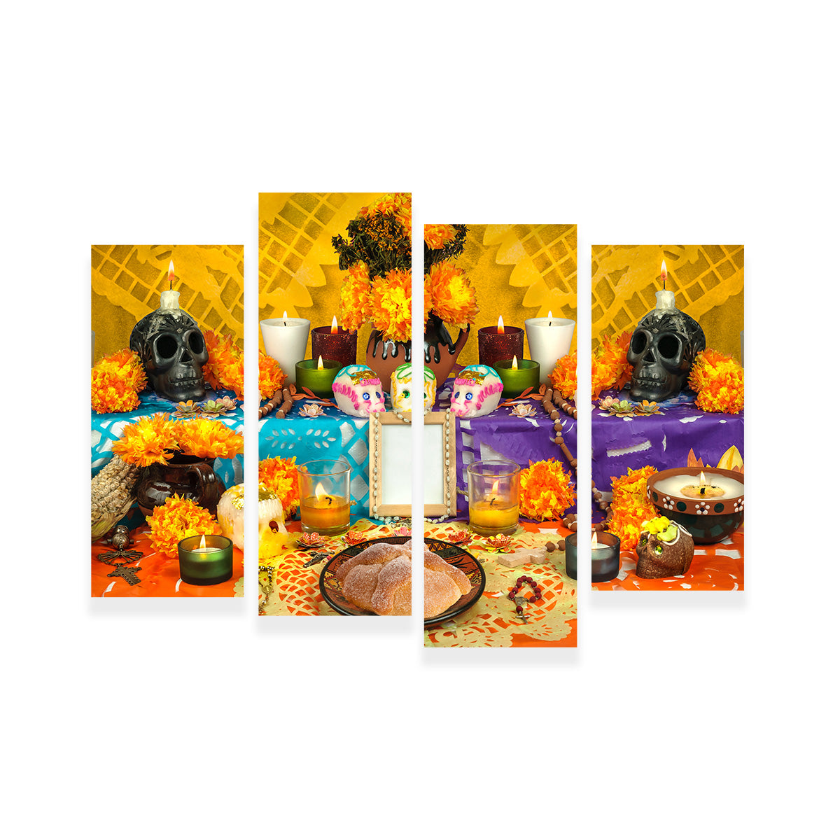 Authentic Day of the Dead Altar Wall Art for Stunning Home Decor