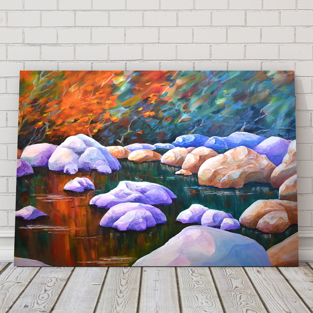River's Quiet Moment Exquisite Wall Art by Gerry Segismundo