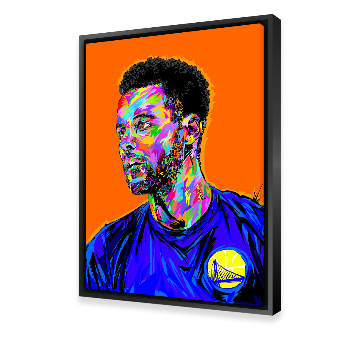 Steph Curry High - Quality Wall Art for Basketball Fans