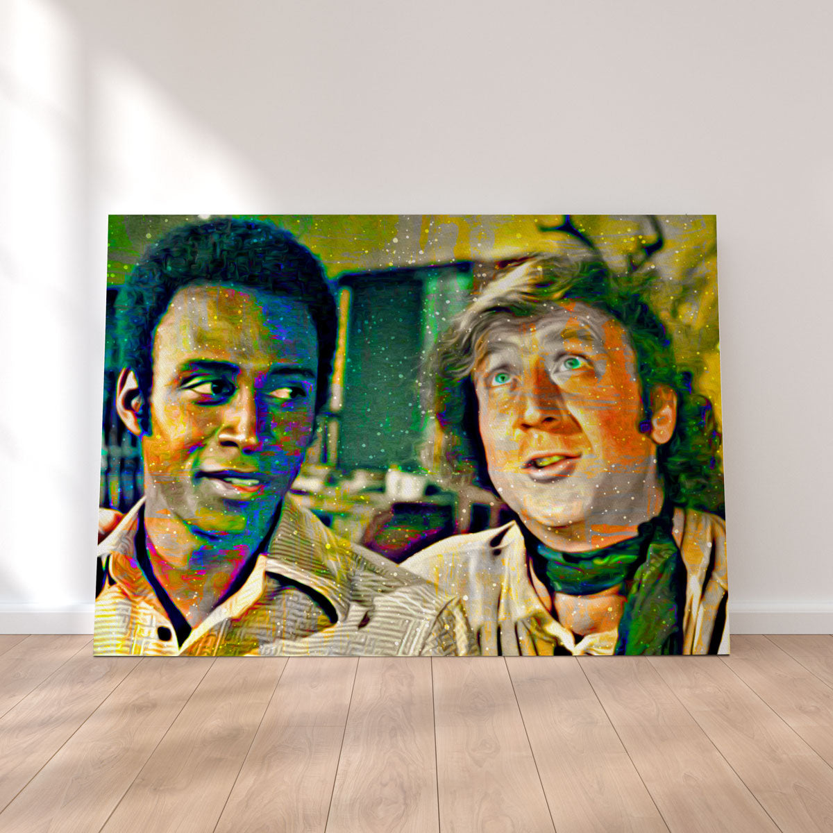 Stunning Blazing Saddles Bart & Jim Wall Art for Your Home Decor