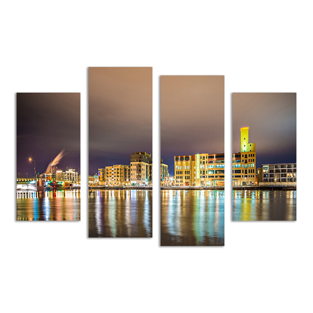 Stunning Green Bay City Skyline Wall Art for Your Home Decor