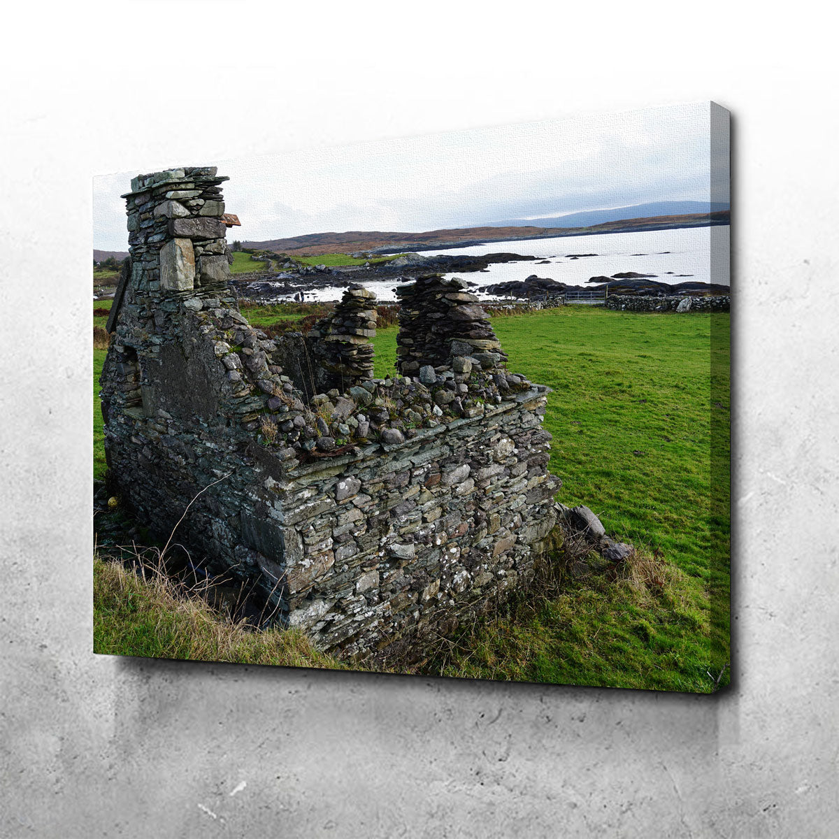 Enchanting Abandoned House in Trafask, Ireland Wall Art by David Campbell
