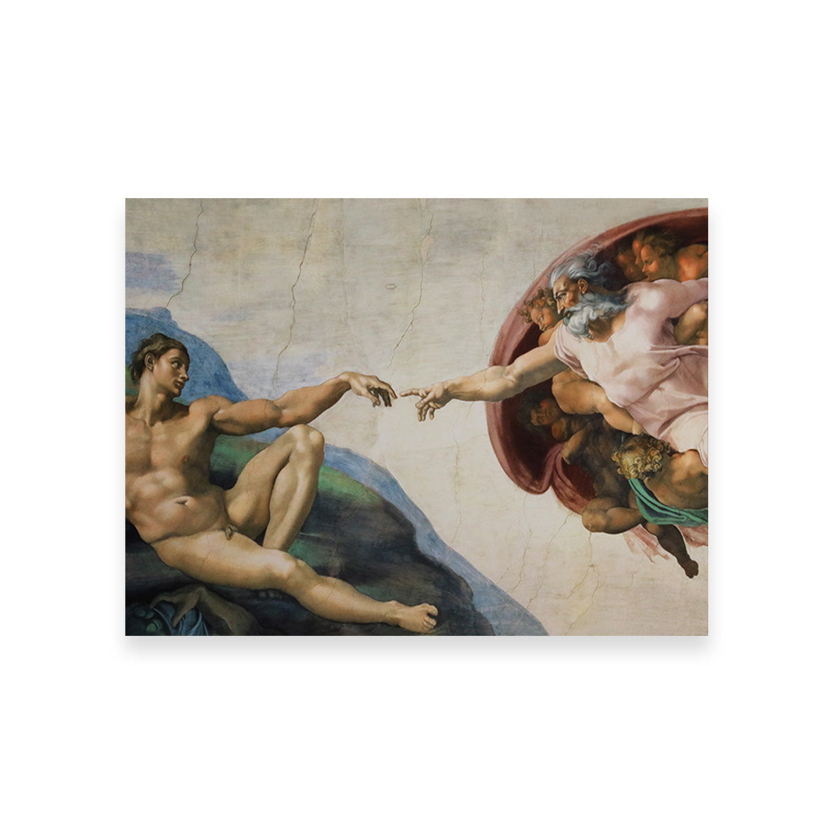 Exquisite The Creation of Adam Wall Art for Stunning Home Decor