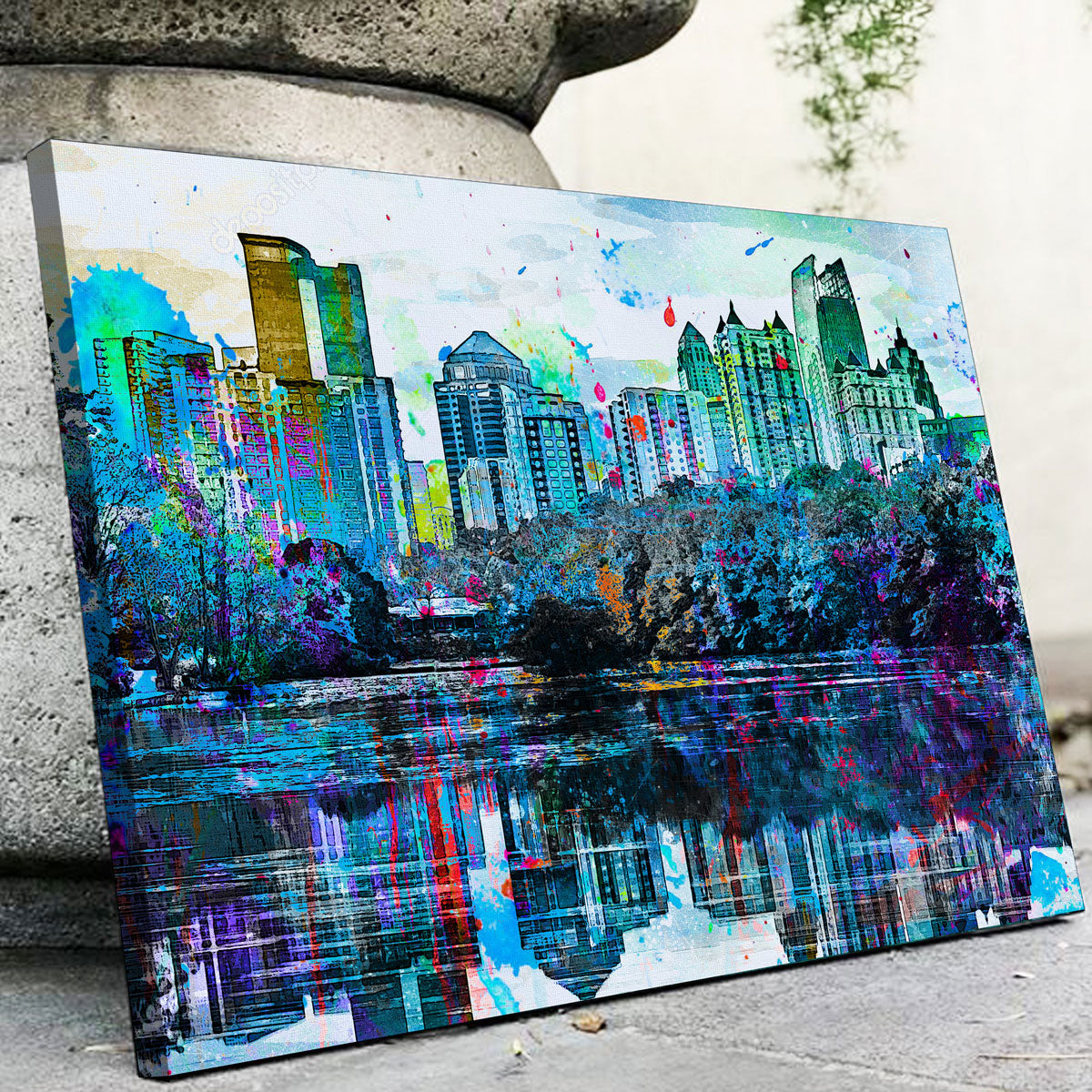 Stunning Abstract Atlanta Wall Art for Modern Decor