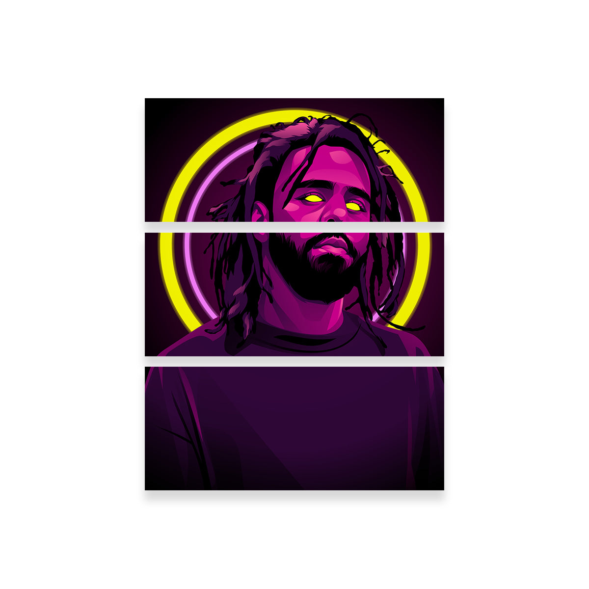 Exclusive J Cole Wall Art - Premium Decor for Music Lovers