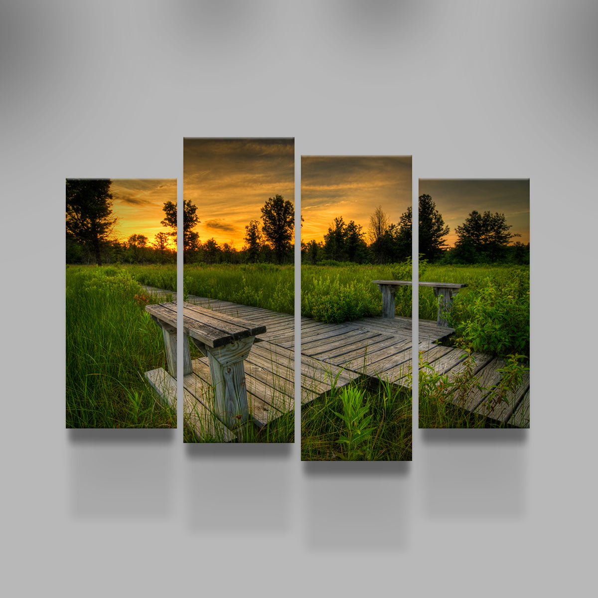 Stunning Irwin Prairie Sunset Wall Art for Home Decor