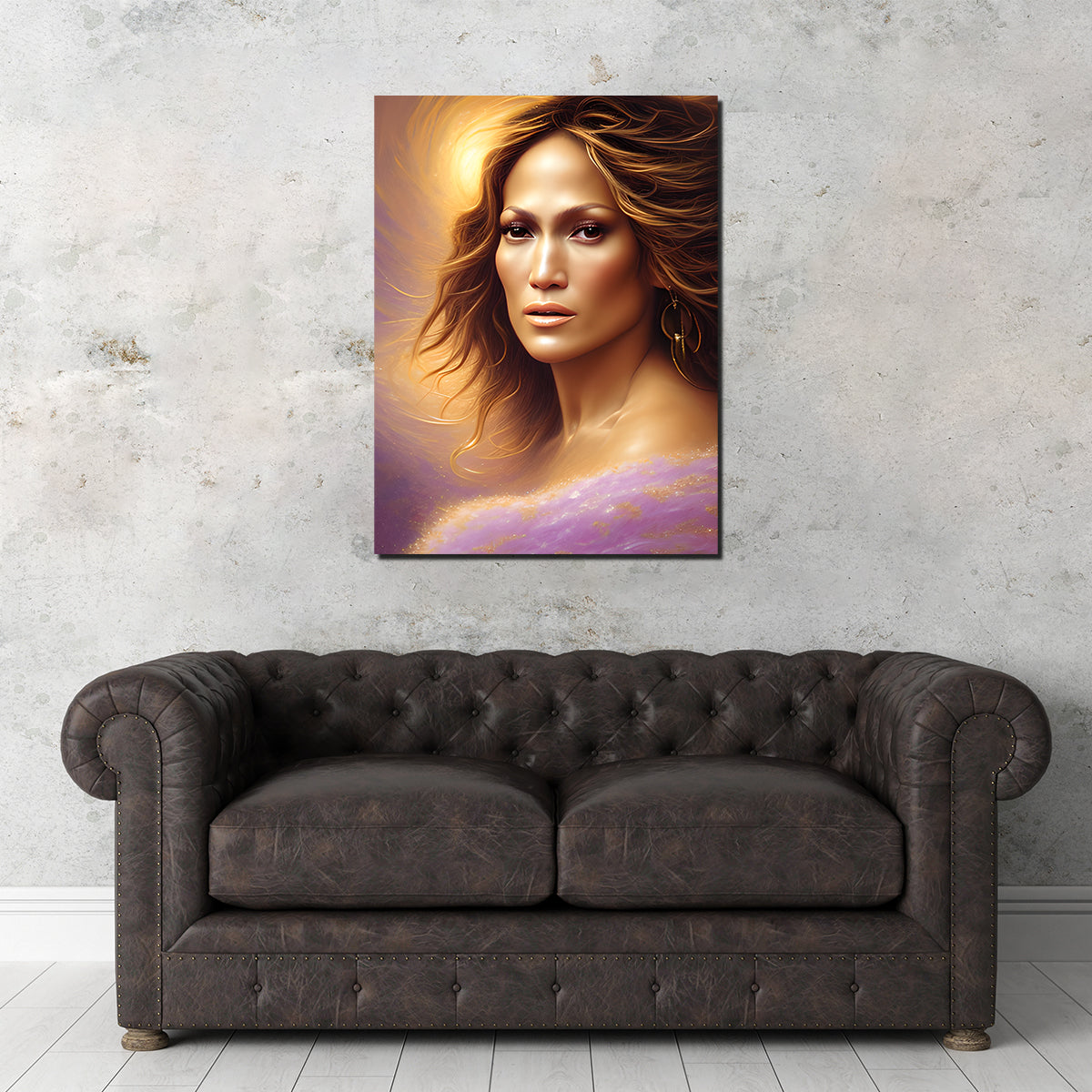 Stunning Jennifer Lopez Wall Art by Dina Rolle