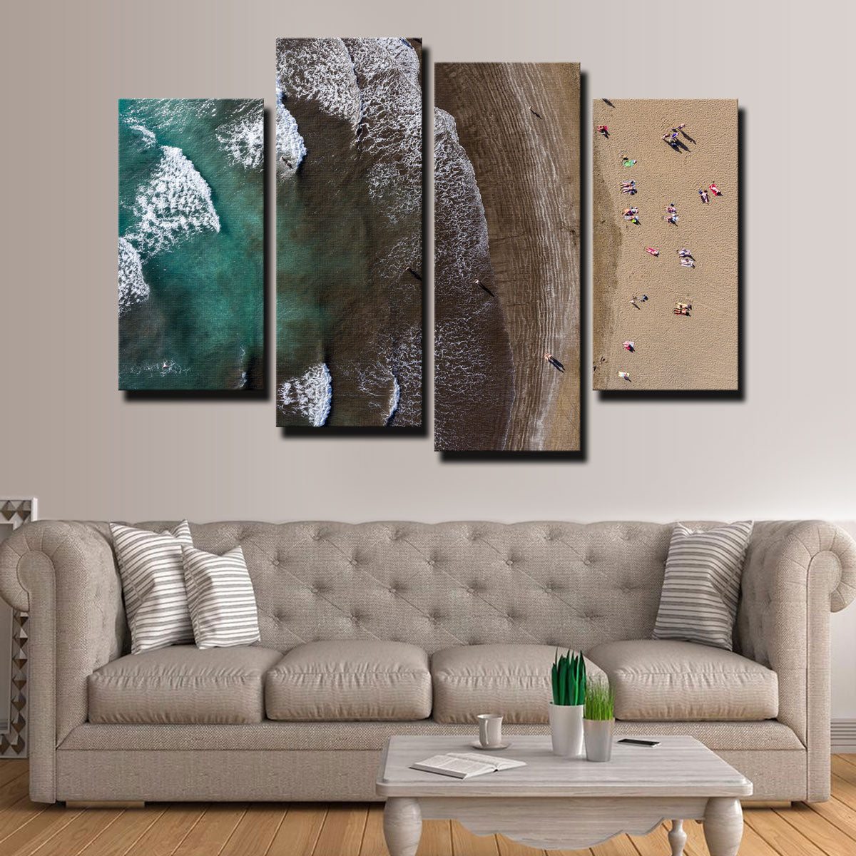 Stunning Day at the Beach Wall Art by Karolis Janulis