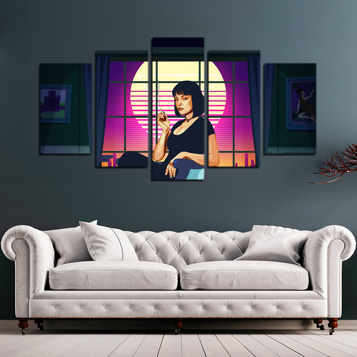 Pulp Fiction Iconic Scene Wall Art by Ralph & Laura Design