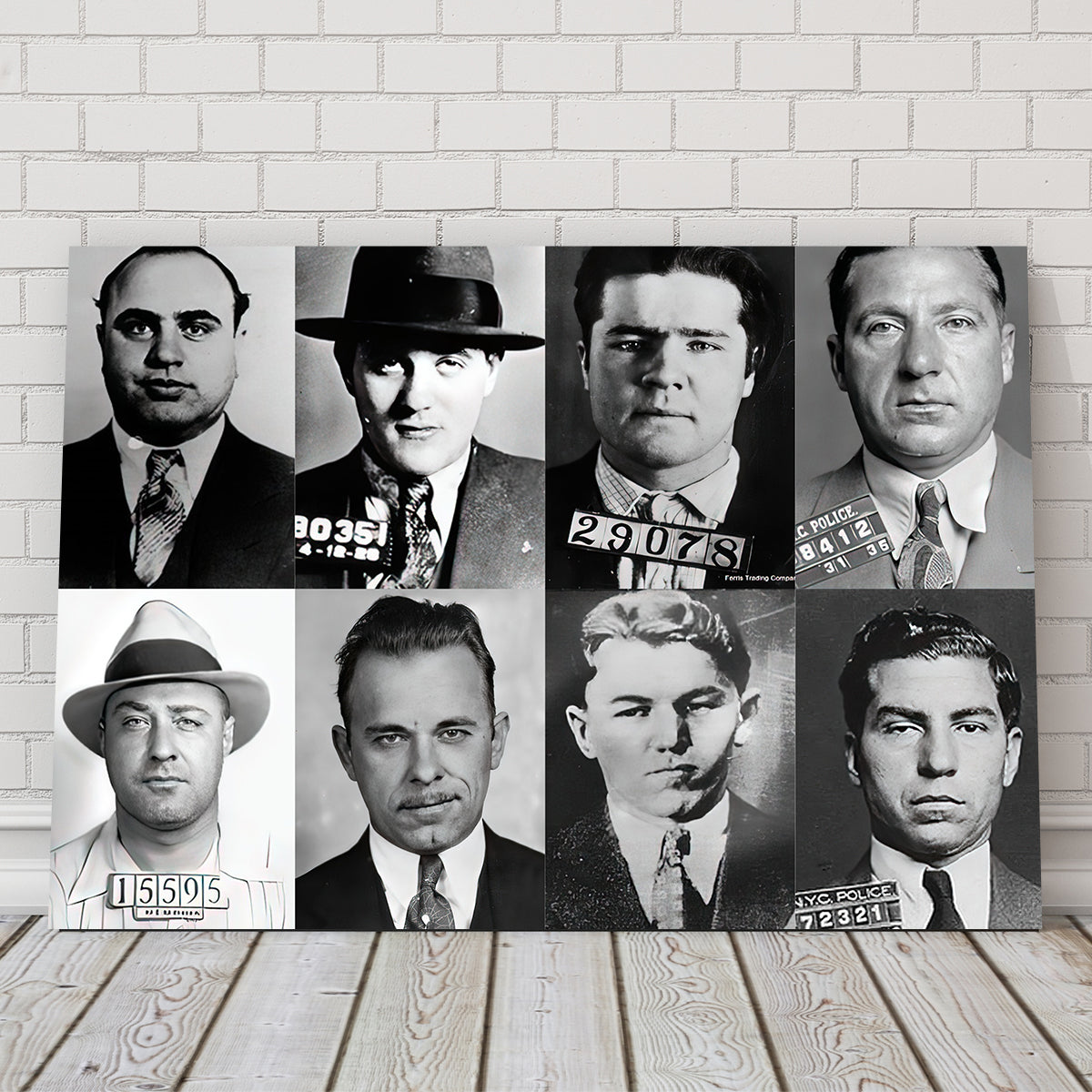 Stunning Public Enemies Canvas Wall Art for Home Decor