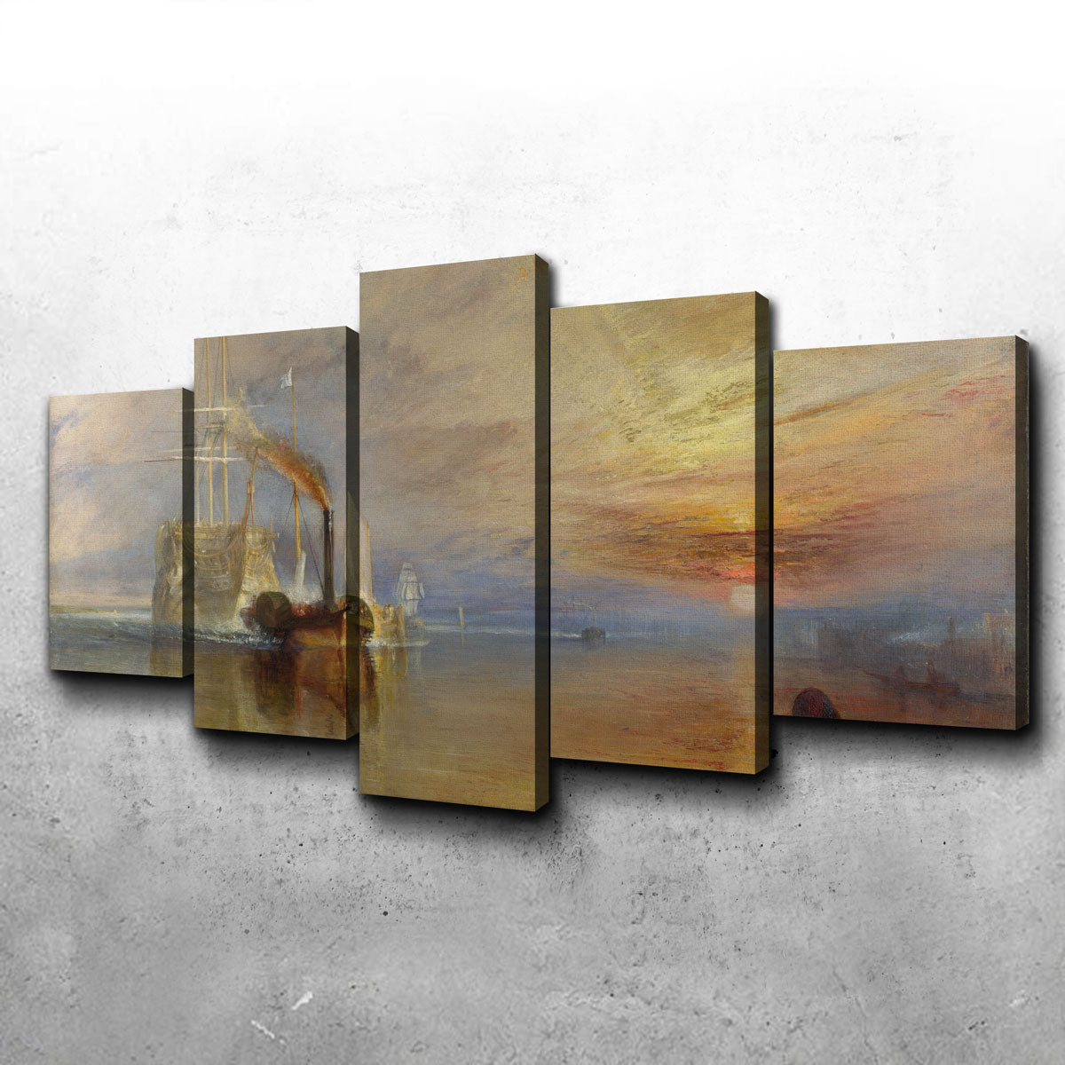 The Fighting Temeraire High - Quality Wall Art by Joseph Mallard William Turner