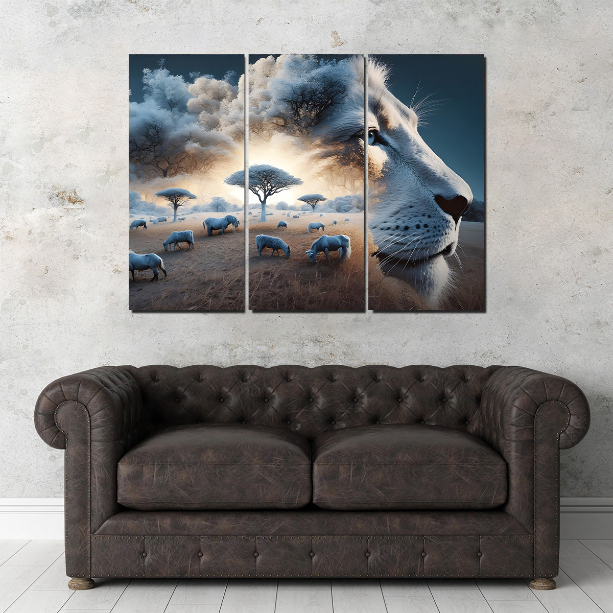 Roaring Majesty - Exquisite Handmade Canvas Prints