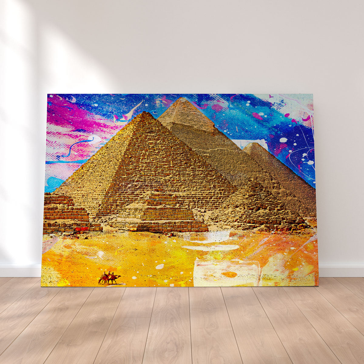 Stunning Egypt Pyramids Abstract Wall Art for Your Home Decor