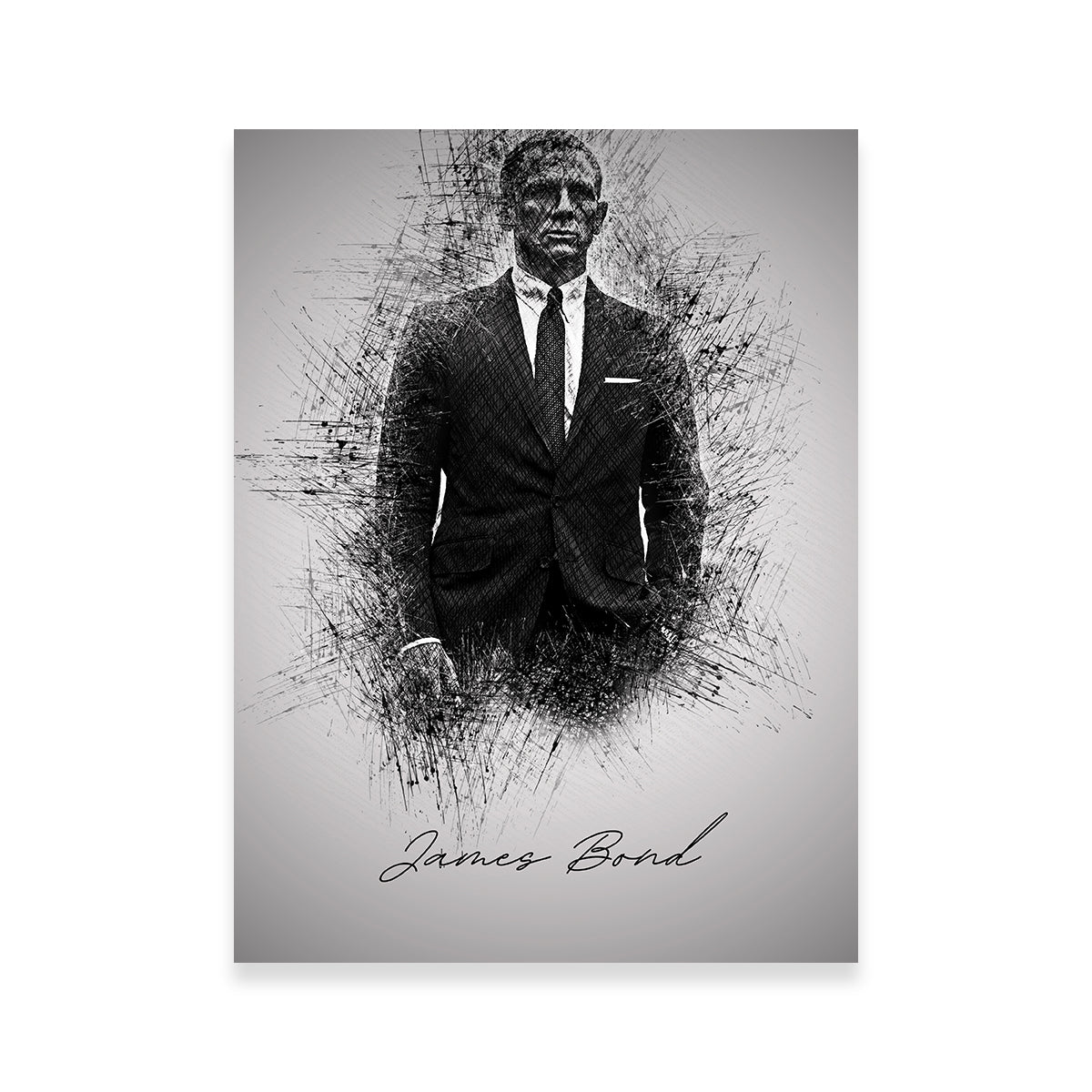 Stunning James Bond Wall Art by Albi Art