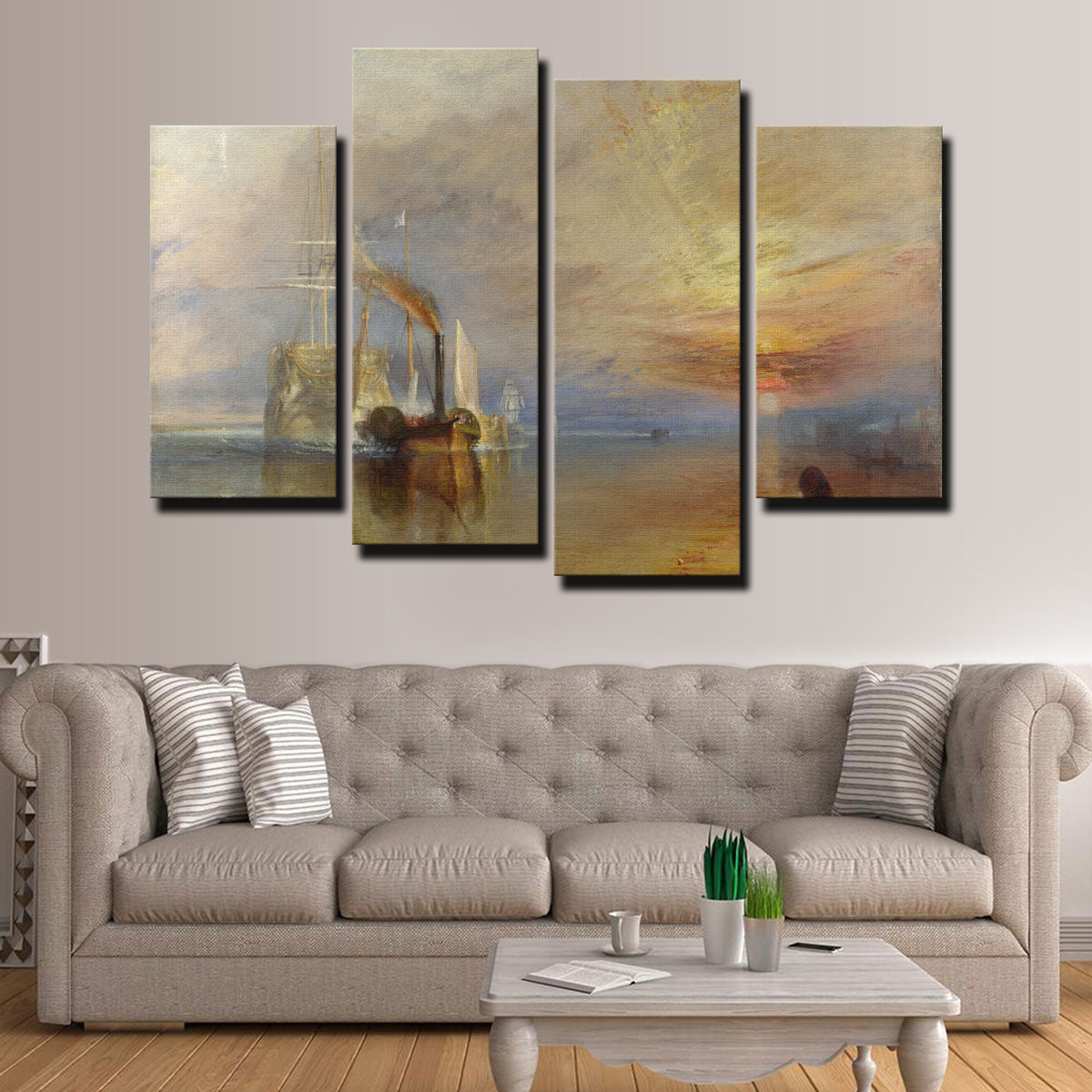 The Fighting Temeraire High - Quality Wall Art by Joseph Mallard William Turner