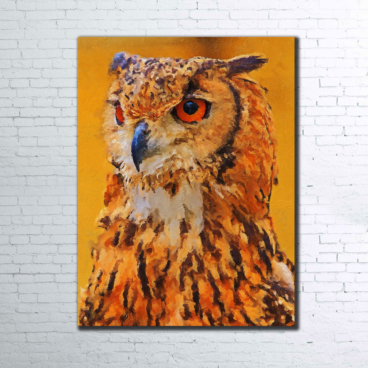 Exquisite Owl Painting Wall Art by Gab Fernando