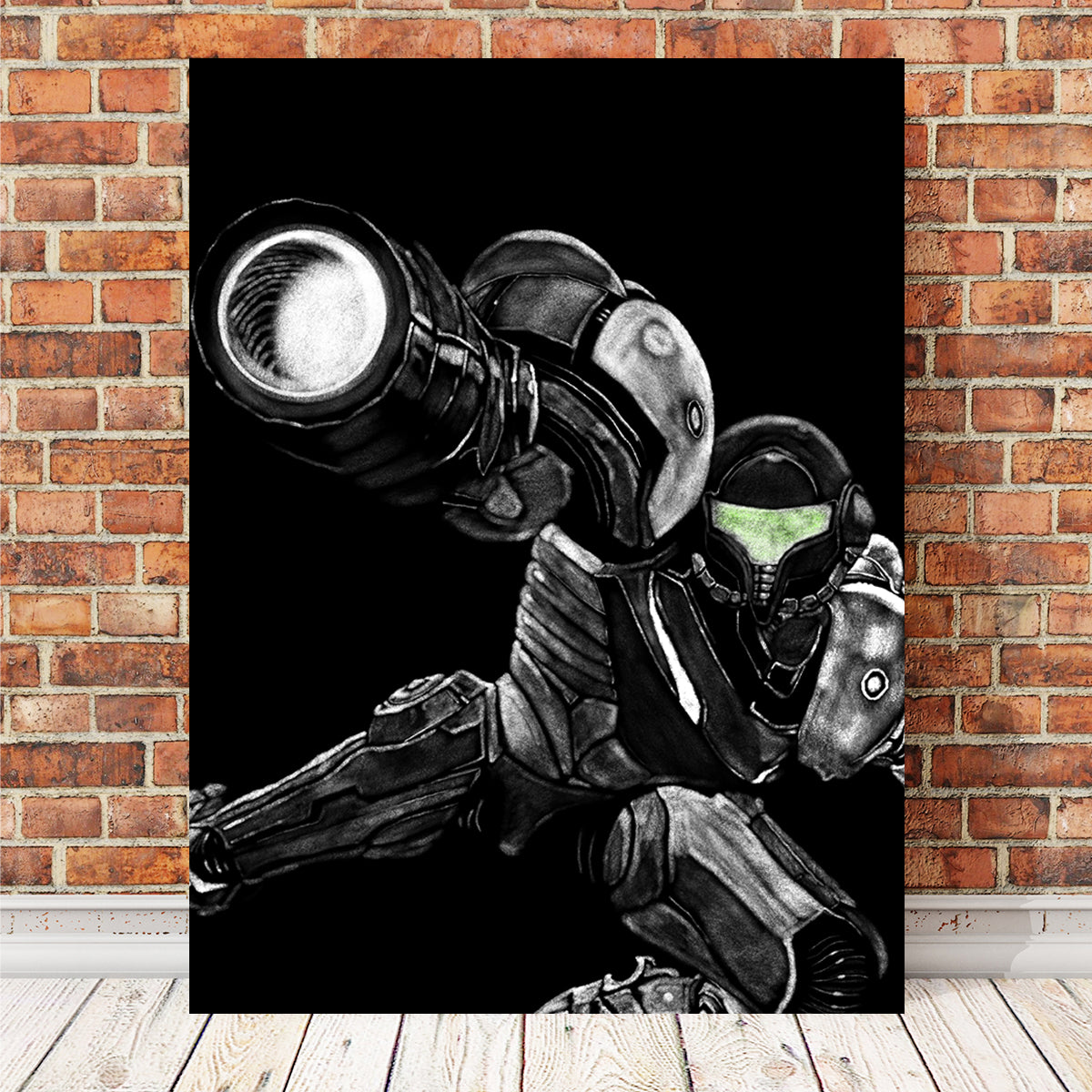 Stunning Samus Wall Art by JPS Darko