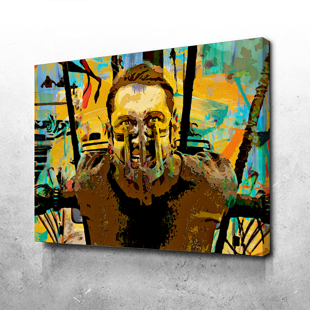 Stunning Abstract Fury Road Wall Art for Modern Decor