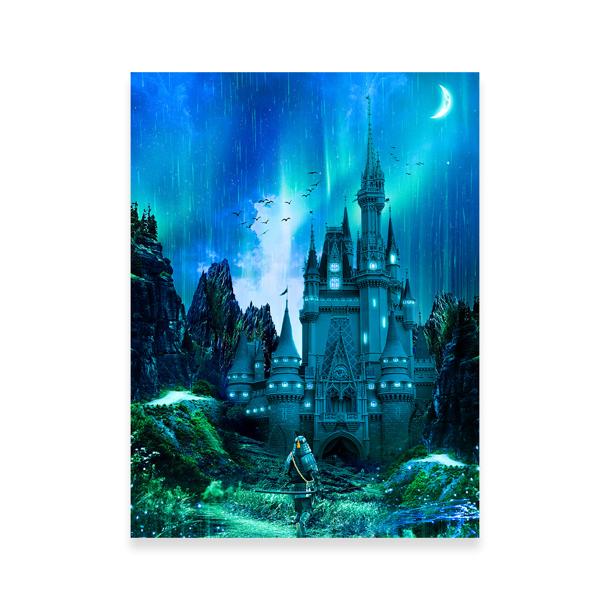 Exquisite Castle Wall Art by INDOARC