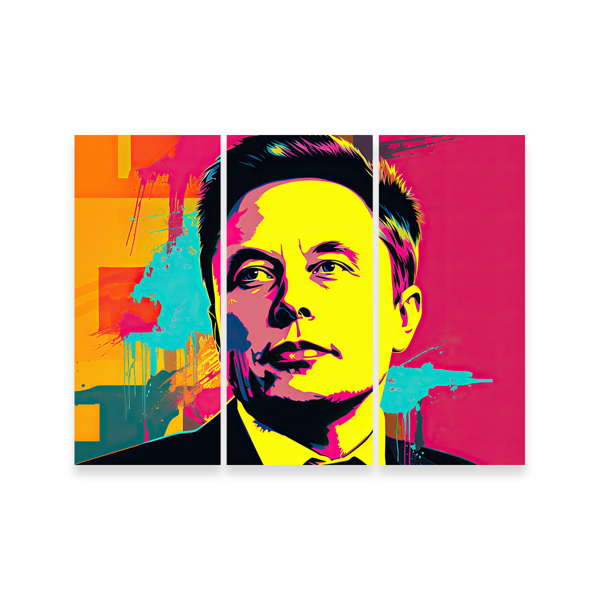 Unique Elon - Warhol Inspired Wall Art by Ralph & Laura Design