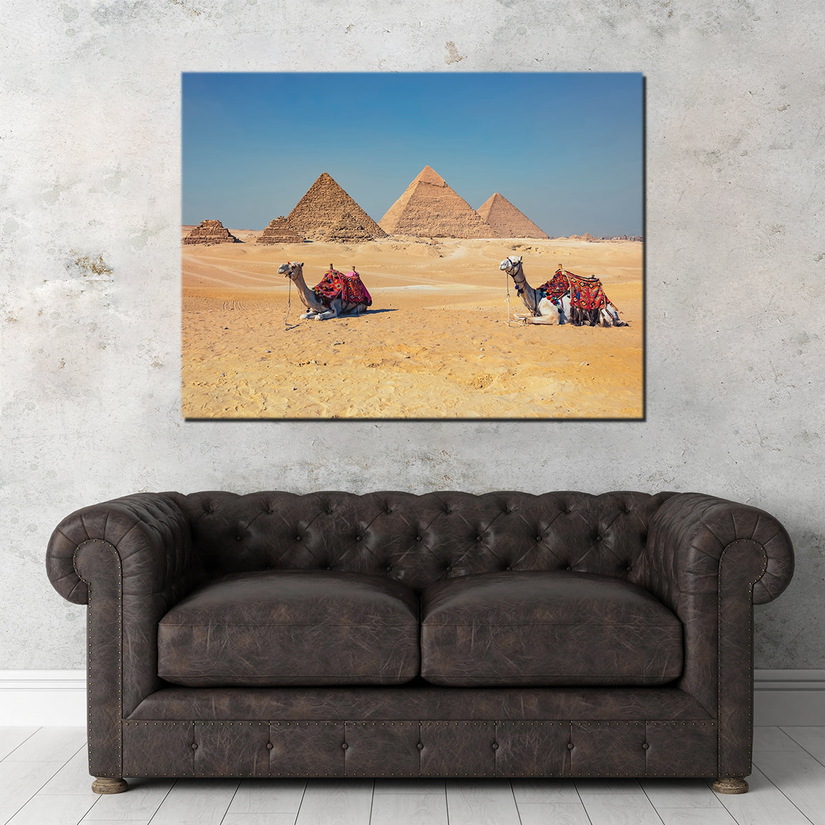 Giza Wall Art - Premium Handmade Canvas Artwork