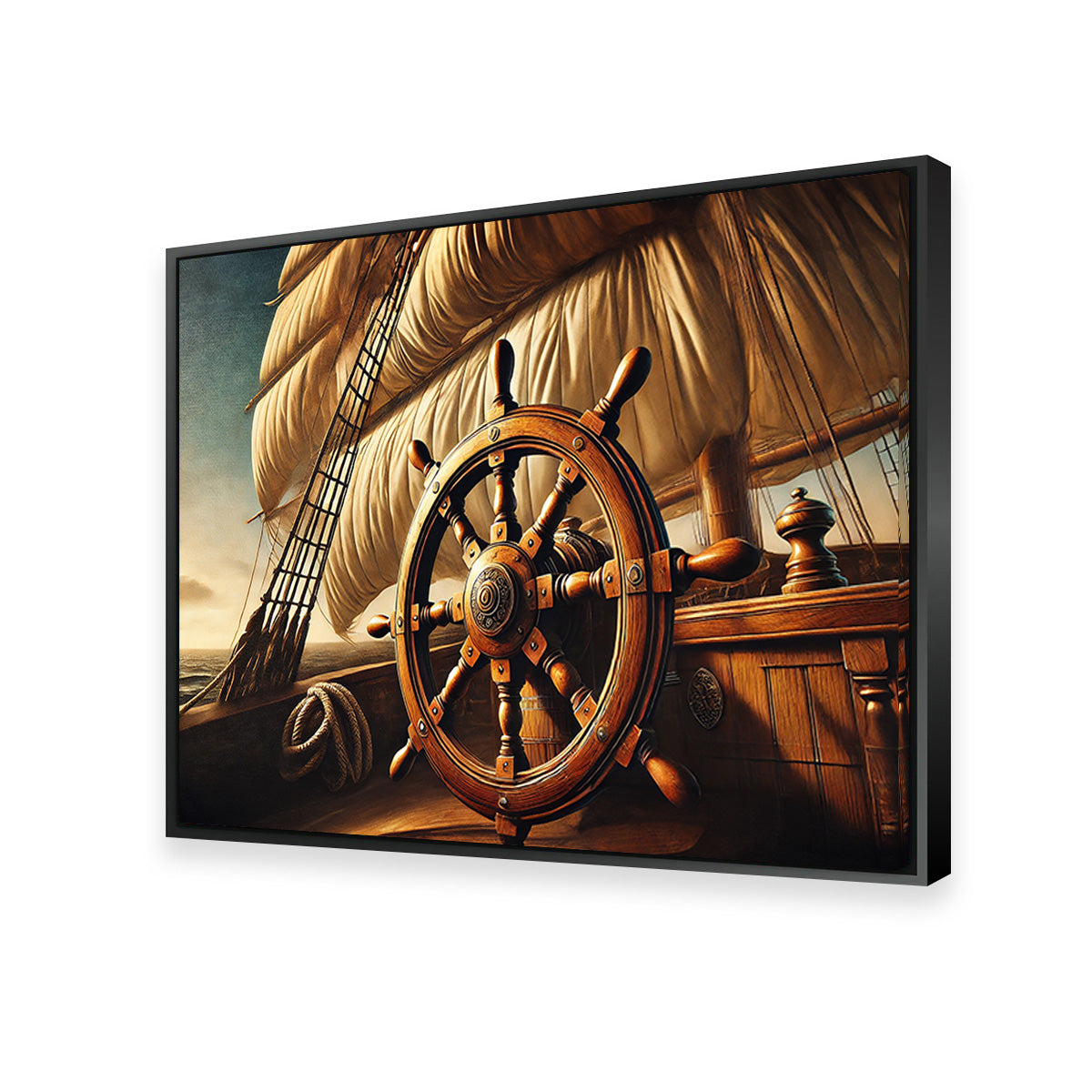 The Helm - Premium Kiln - Dried Pine Wood Framed Canvas Prints
