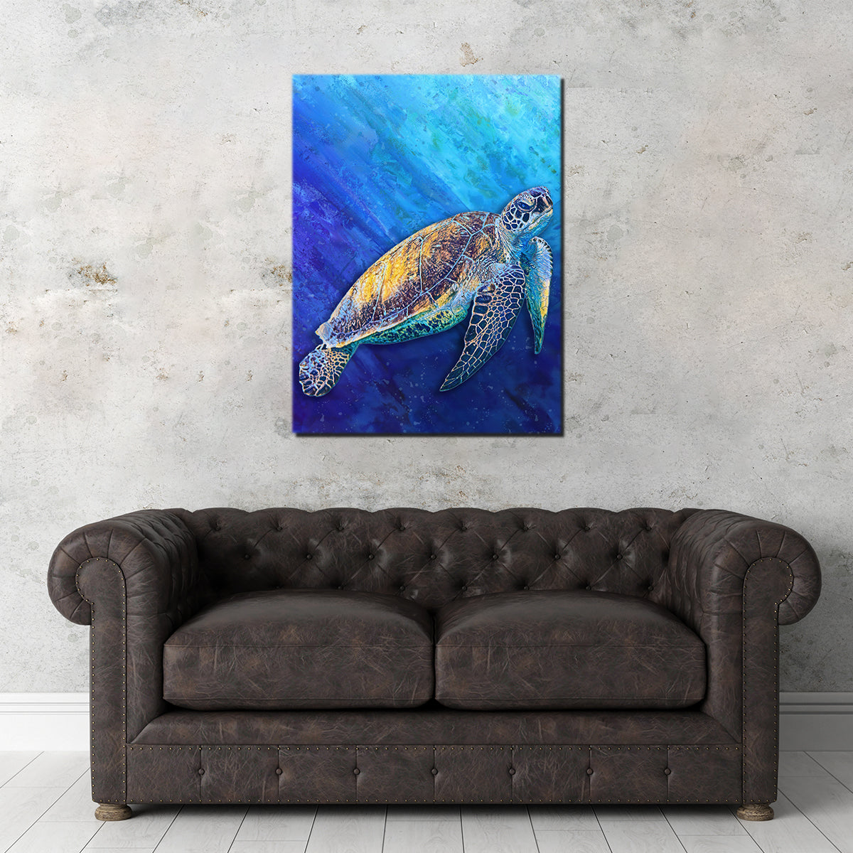 Stunning Sea Turtle Wall Art by Denise Dundon