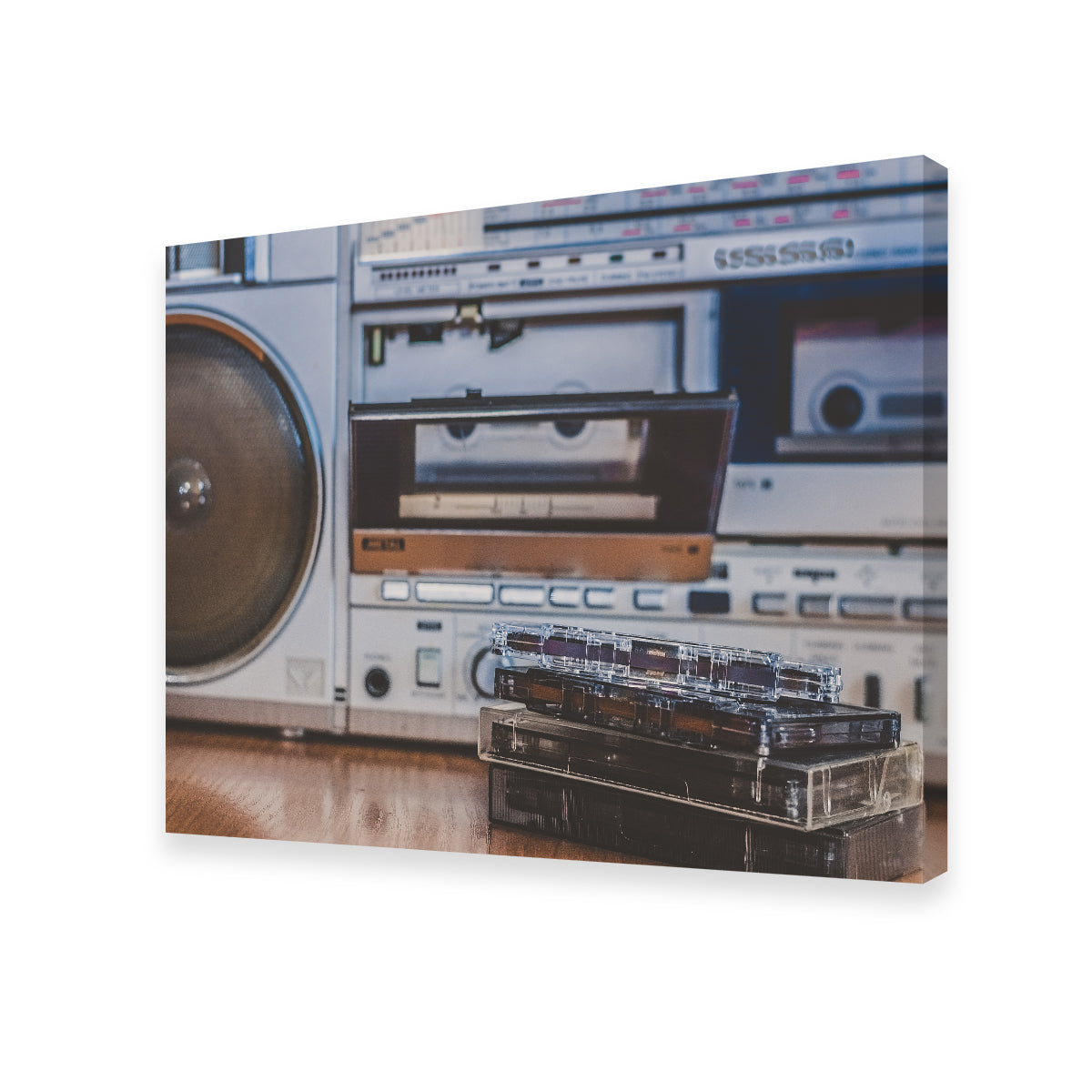 High - quality Boombox and Cassettes Set