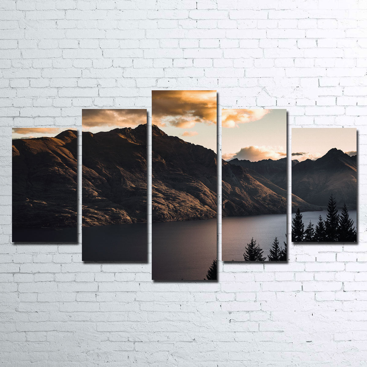 Stunning Otago Peaks Wall Art by Mike Cotton